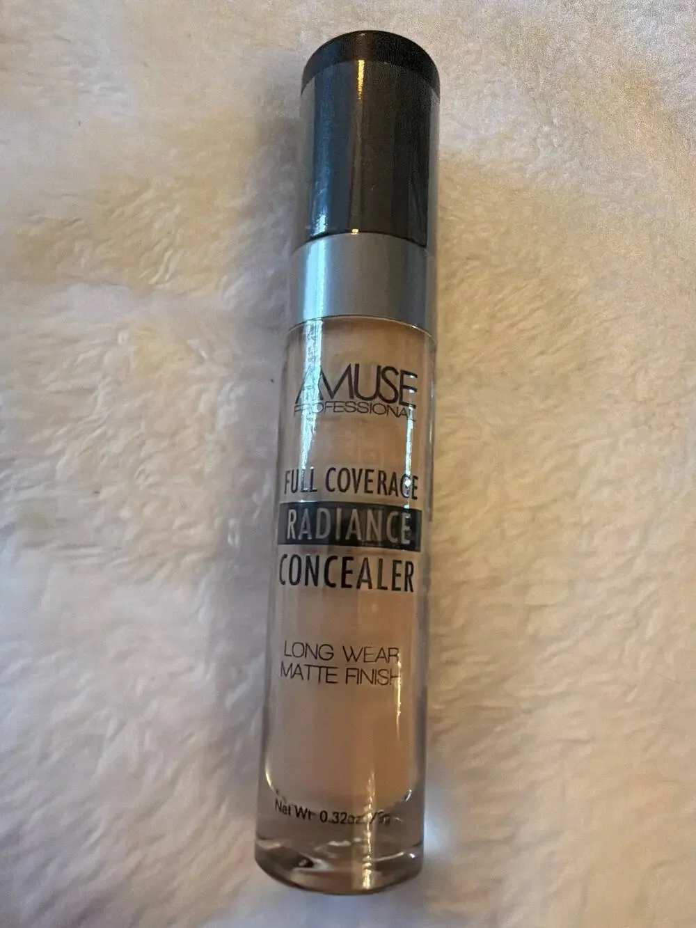 AMUSE Full Coverage Radiance Concealer Sepia KL237-5 Long Wear Matte 0.32 oz